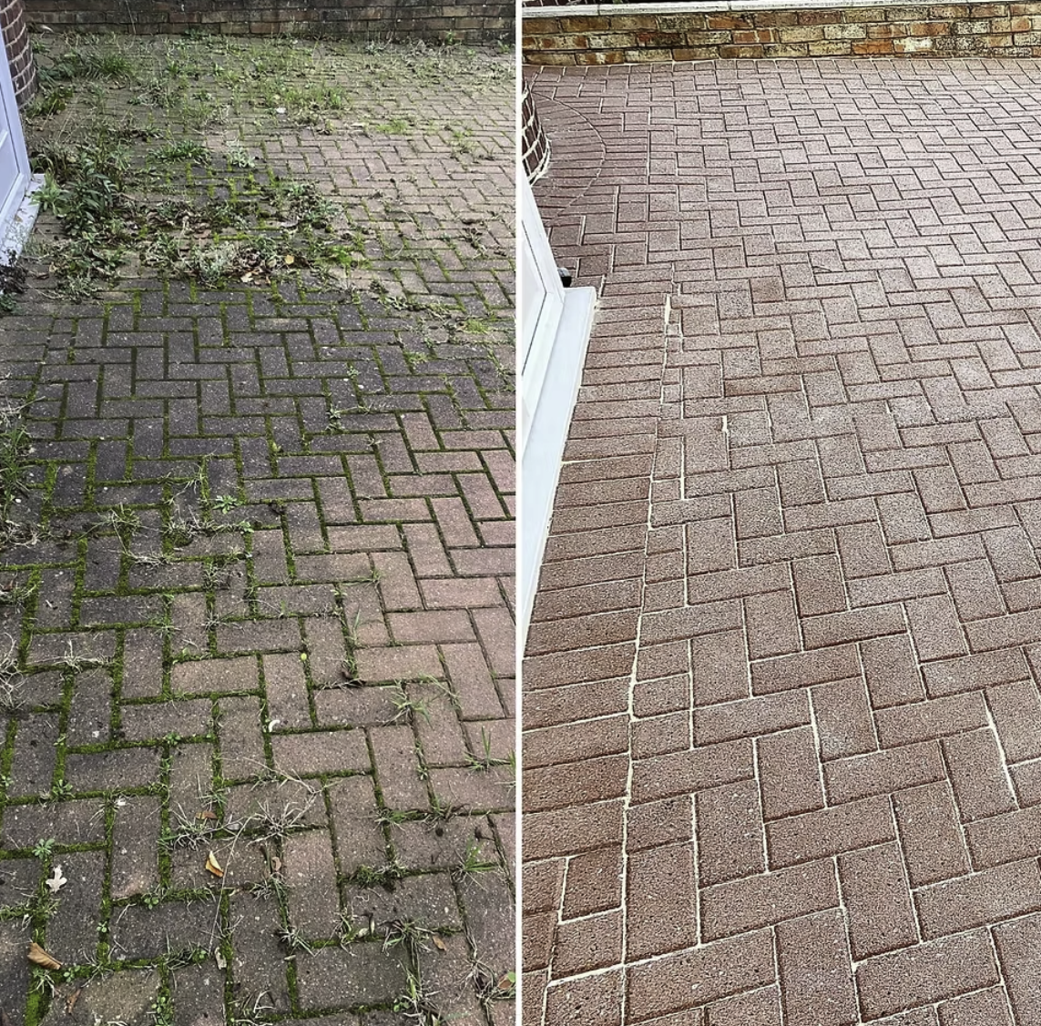 Onkruid wegbranden
